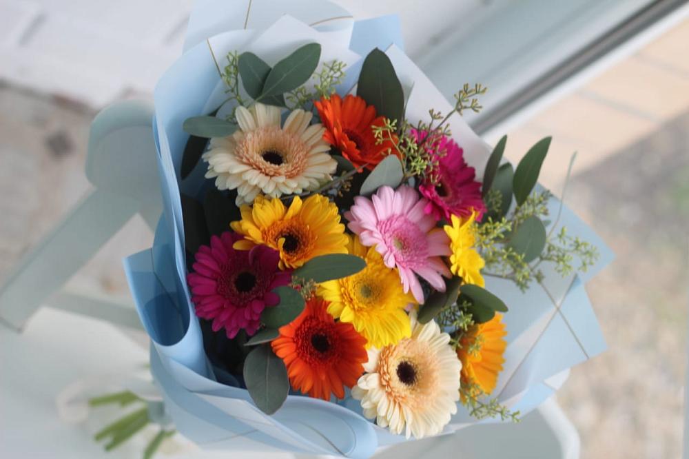 Букет цветов из: Герберы в Каргате