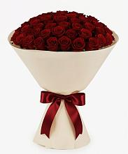 Букет 101 Бордовая роза Блэк Бакарра в Каргате