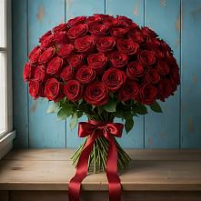 Букет Красные розы Блэк Меджик в Каргате