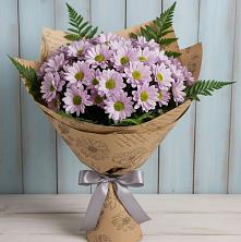 Букет цветов из:  Хризантемы в Каргате