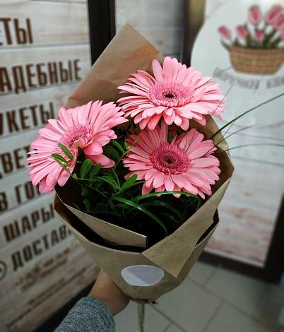 Букет цветов из: Герберы в Каргате