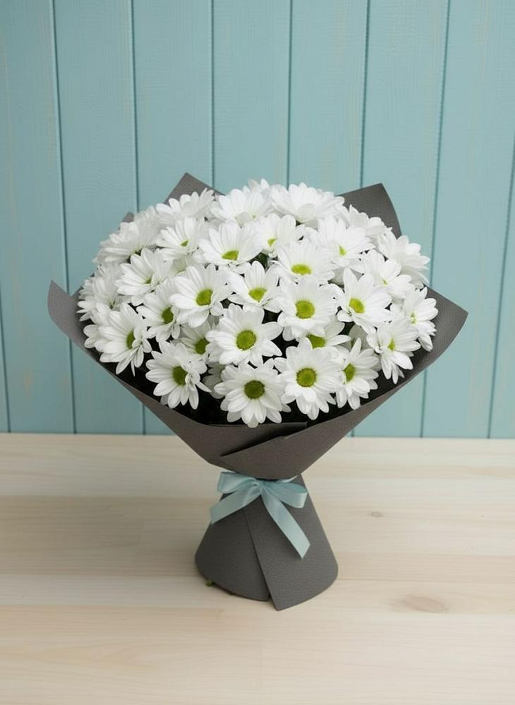 Букет цветов из: Хризантемы в Каргате