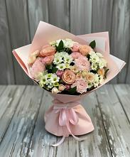 Букет цветов из:  Гвоздики, Розы и Хризантемы в Каргате