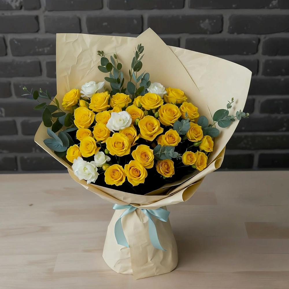 Букет цветов из: Розы в Каргате