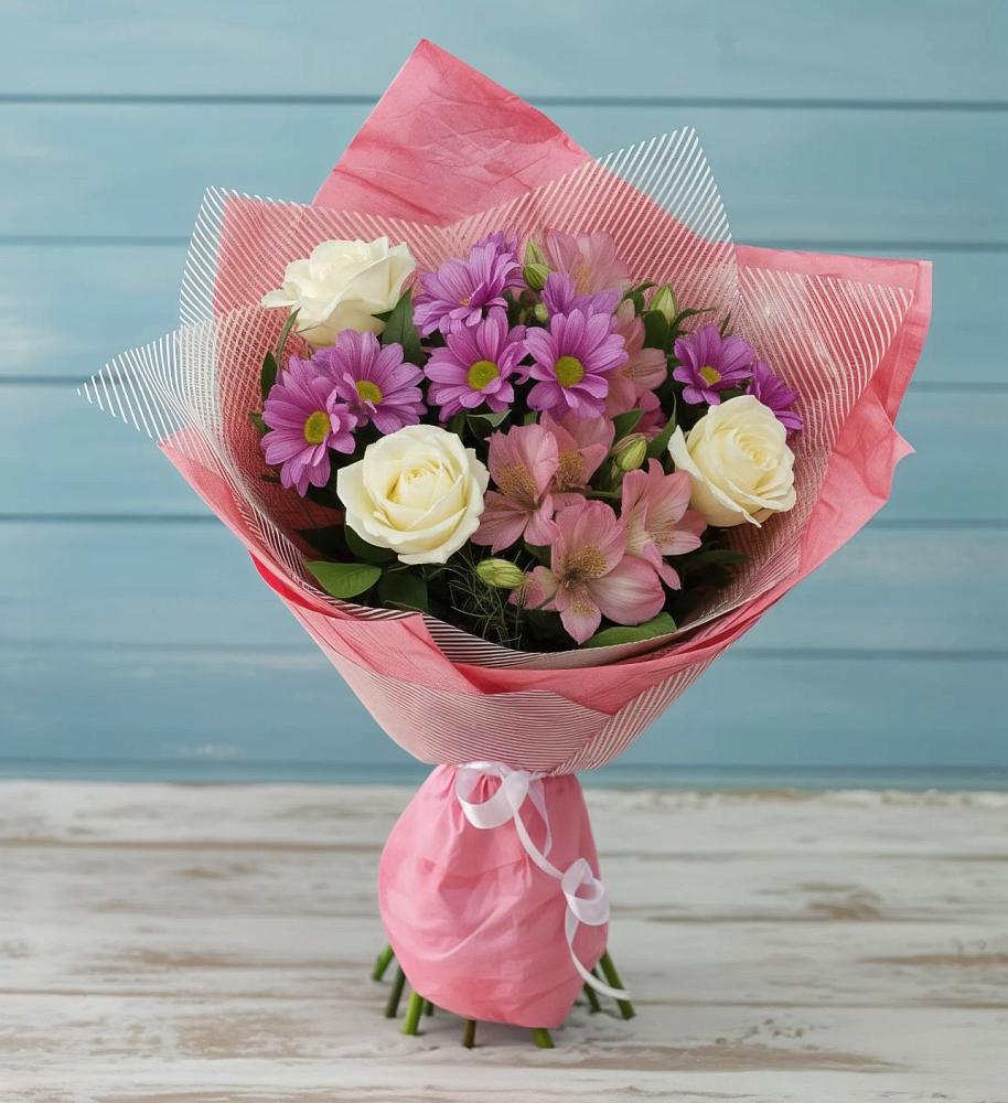 Букет цветов из: Герберы в Каргате